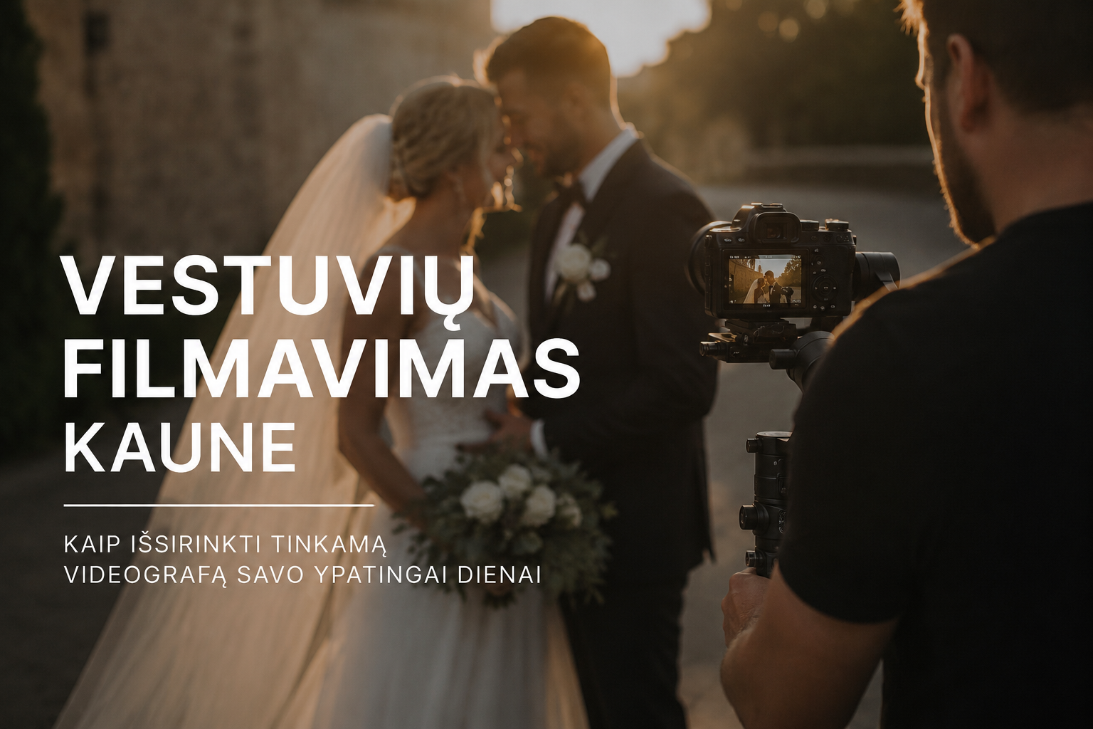 Vestuvių filmavimas Kaune